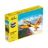 KIT PARA MONTAR HELLER STARTER KIT AVIÃO CANADAIR CL-215 1/72 100 PEÇAS COMPLETO COM TINTAS COLA E PINCEL HLR 56373